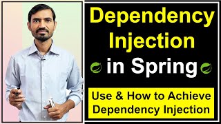 5 What is Dependency Injection in Spring  Use of DI  Spring Framework Tutorials by Deepak [upl. by Jillie]