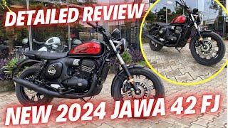 Finally 2024 Jawa 42 FJ  is Here  Detailed Review  All New Engine  Click For Know Everything [upl. by Fara46]