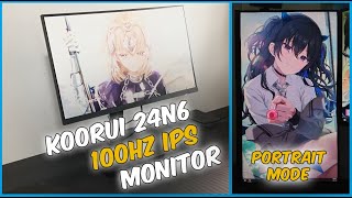 Koorui 24N6  Best Budget Gaming amp Secondary Monitor  Quick Unboxing [upl. by Harobed376]