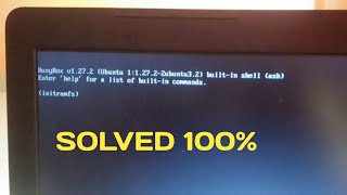 busybox v1272 ubuntu initramfs Solved ✔️  busybox v1301 ubuntu built in shell fix it [upl. by Anaila]