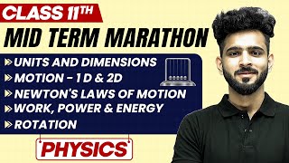 Complete CBSE Physics  Class 11th  MID Term in One Shot  Marathon Series 🔥 [upl. by Nylauqcaj]