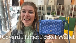 Goyard Plumet Pocket Wallet Bag Review [upl. by Beaumont]