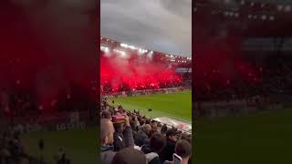 Servette ultras Section Grenat pyroshow vs FC Sion [upl. by Cammie]