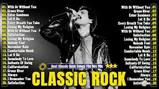 Top 100 Best Classic Rock Songs Of All Time 🔥 Queen Nirvana Scorpions Aerosmith ACDC Bon Jovi [upl. by Hicks]