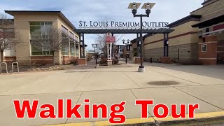 St Louis Premium Outlets  Mall Walking Tour  Shopping Complex [upl. by Corsetti]