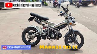 EVERY DAY PAKE MOTOR MINERVA SACHS MADASS 125 bengkelminerva [upl. by Eltsirhc190]