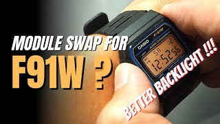 Improving the Casio F91W The Ultimate Module Swap [upl. by Anna]