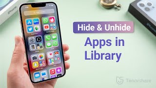 How to Hide Apps in Library on iPhone  Unhide Apps in iPhone Library [upl. by Ydnarb]