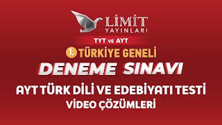 2 TÜRKİYE GENELİ DENEME SINAVI AYT MATEMATİK TESTİ VİDEO ÇÖZÜMLERİ [upl. by Nilcaj]