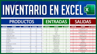 Aprende a Crear un Inventario en Excel ✅ desde Cero [upl. by Clio]