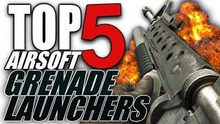 Top 5 Custom Airsoft Grenade Launcher Builds  Real amp Homemade [upl. by Pesek]