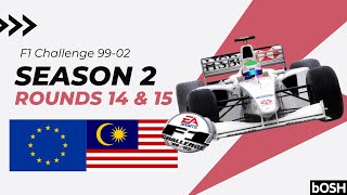 F1 Challenge Career Mode 9902 30  Europe amp Malaysia [upl. by Assennev57]