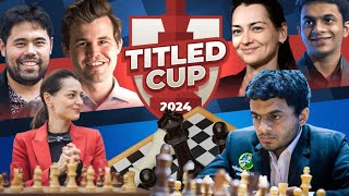 TITLED CUP 2024 Match  2  Nihal Sarin Vs Alexandra Kosteniuk [upl. by Berlyn]