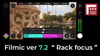 How to Use Focus Racking Sliders with Filmic Pro v72 [upl. by Eatnod]