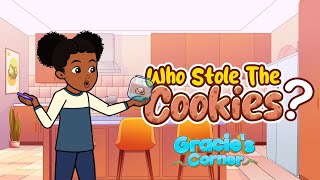 Who Stole the Cookies  Gracie’s Corner Mystery  Nursery Rhymes  Kids Songs [upl. by Yecies]