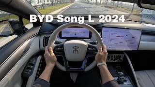 BYD Song L 2024 313 HP – Visual Review amp First Driving Impressions [upl. by Jerrine101]