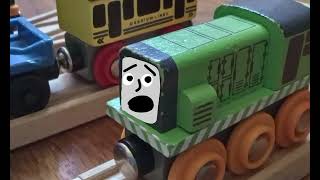 Tugs Munitions Fire Scene Wooden Railway Remake But Without The Special Effects amp Filters [upl. by Meredith]