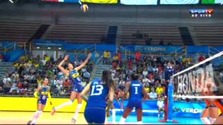 HOLANDA X BRASIL  Mundial de Vôlei Feminino 2014  2ª FASE [upl. by Ancelin]