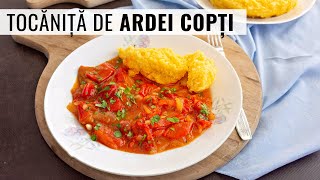 🌶🌶🌶 Ieftină și delicioasă tocăniță de ardei copți cu sos de roșii și usturoi  Bucate Aromate [upl. by Merilyn]