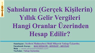 YILLIK GELİR VERGİSİ NASIL HESAPLANIR HANGİ ORAN UYGULANIR [upl. by Ilene]