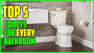 TOP 5 Best Toilets for Every Bathroom 2023 [upl. by Ayekim]