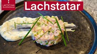 Lachstatar Rezept schnell und einfach zubereiten  La Cocina [upl. by Martres]