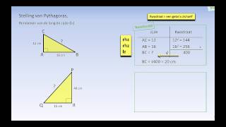 Stelling van Pythagoras II [upl. by Aloel]