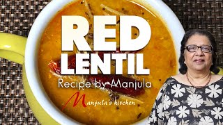 Red Lentil Dal Recipe  Healthy Dal Recipe by Manjula [upl. by Behrens436]