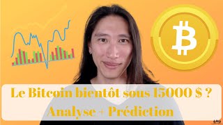 La crypto monnaie Bitcoin chute bientôt sous 15000 dollar US  Analyse  prédiction du BTC 🟡 [upl. by Maribeth]