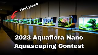 26 AMAZING NANO AQUASCAPES 2023 Aquaflora Nano Aquascaping Contest [upl. by Sotos]