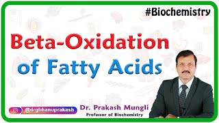 Betaoxidation of Fatty Acids  MCAD Deficiency and Jamaican vomiting sickness  USMLE Biochemistry [upl. by Genesa]