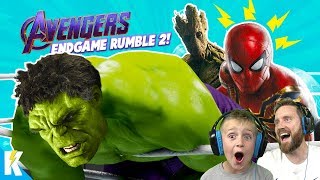 Avengers ENDGAME in WWE 2k19 2 Royal Rumble Match KCity Gaming [upl. by Zorina742]