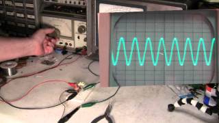 LC Resonance Oscilloscope Demo [upl. by Graner100]