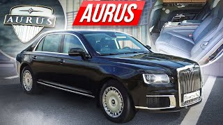 Vladimir Putin limousine Most luxurious Russian car in 21 century Aurus Senat [upl. by Miguelita]