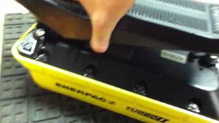 Enerpac Turbo II Air Operated Pump Demonstration [upl. by Arotak]