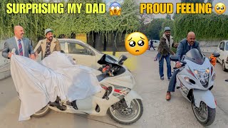 Surprising My Dad With New Hayabusa😍 DAD CRIED🥹 [upl. by Eecrad]