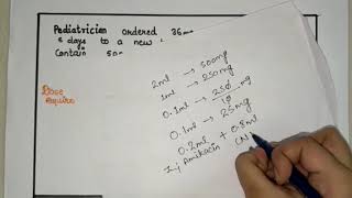 Drug Dose Calculation  Part 3  With Practical Aspect [upl. by Naashar630]