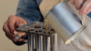 Making Beeswax Candles at Jas Townsend and Son [upl. by Aneema639]