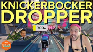 This KOM DROPPED Everybody Zwift Knickerbocker [upl. by Boff]