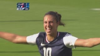 USA 42 France  Womens Football Group G  London 2012 Olympics [upl. by Silbahc]