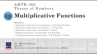 Multiplicative Functions  Part2  More properties of Eulers phi function  Summatory function [upl. by Mairam]