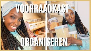 VOORRAADKAST ORGANISEREN TIPS voor het OPRUIMEN van je TRAPKAST  THE MILLENNIALMOM [upl. by Myrvyn]