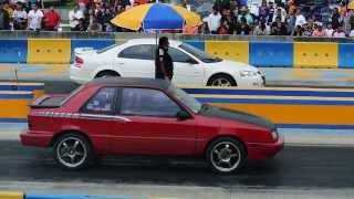 Stratus RT vs Shadow GTS Mopar Fest 2013 Arrancones Pegaso [upl. by Lemmy]