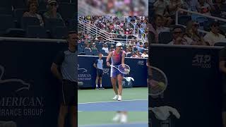 Aryna Sabalenkas Incredible Backhand Winner vs Iga Swiatek  WTA Cincinnati 2024 [upl. by Alarick]