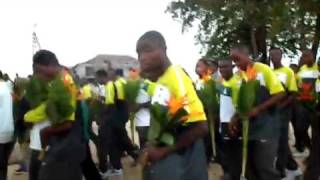 Zambian team lay wreaths in remembrance [upl. by Karie158]