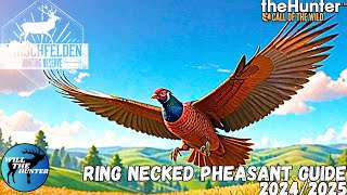 Hirschfelden Ring Necked Pheasant Guide  TheHunter Call Of The Wild 2425 [upl. by Aerdnas]