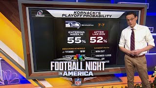 Seattle Seahawks trajectory to make NFC playoffs with Steve Kornacki  FNIA  NFL on NBC [upl. by Berghoff]