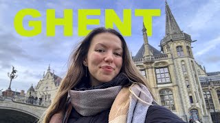 Ghent day trip  Gravensteen castle street art and landing at Innsbruck airport [upl. by Eded]