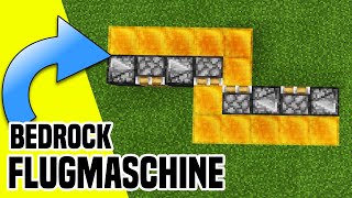 Minecraft Bedrock Edition Flugmaschine  verbessertes Design mit Version 116 [upl. by Skutchan724]