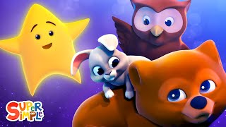 Lullaby Forest  A Twinkle Twinkle Bedtime Movie  Super Simple Songs [upl. by Nerha]